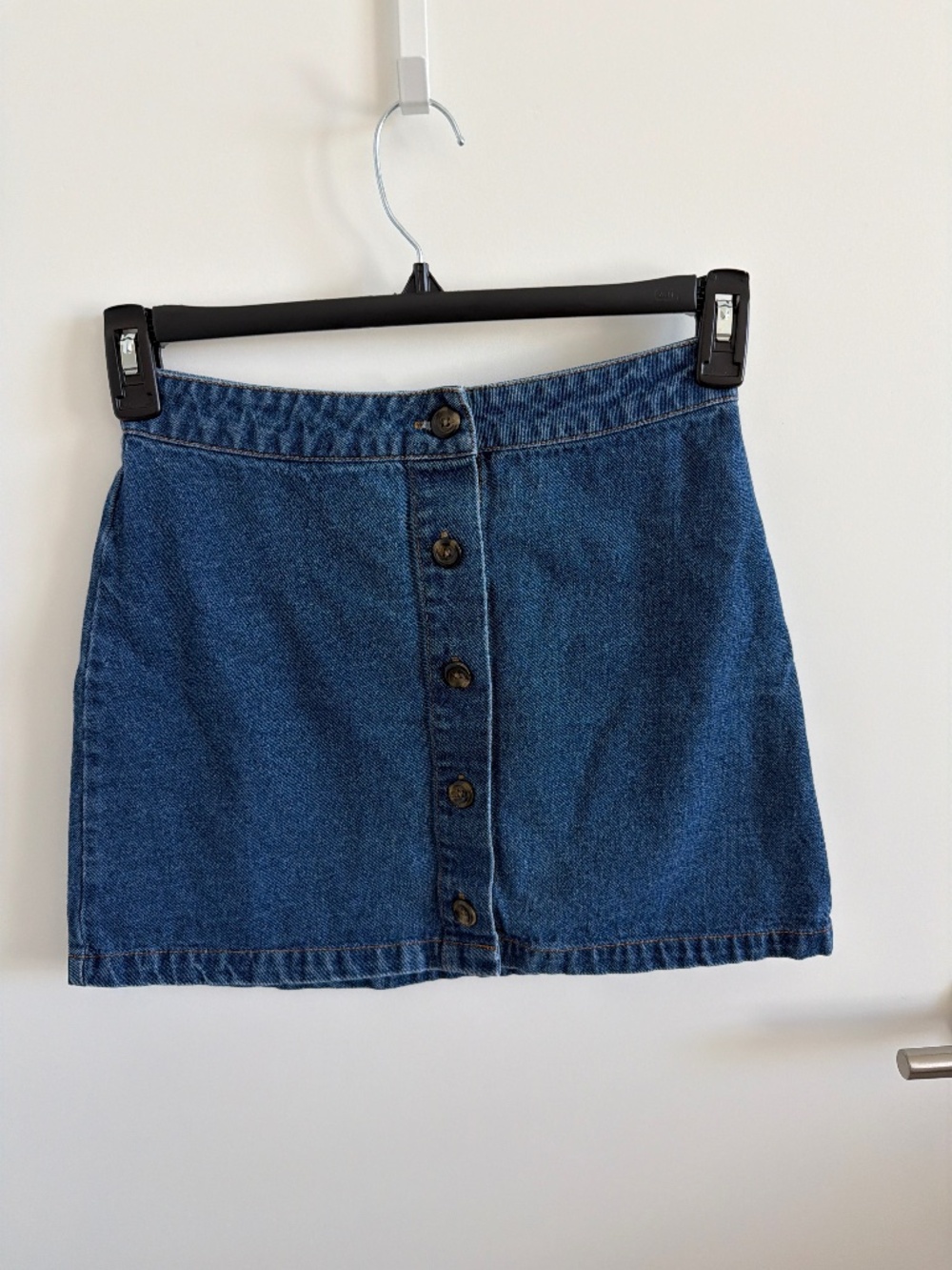 Forever 21 Dark Blue Denim Mini Skirt Size S